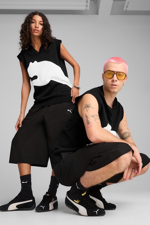 FUTURE.PUMA.ARCHIVE Relaxed Cargo 16" Jorts Unisex, PUMA Black, extralarge